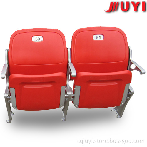 BLM-4671 HDPE(High Density Polyethylene),Plastic Material chair and Theater Furniture Type folding stadium seat